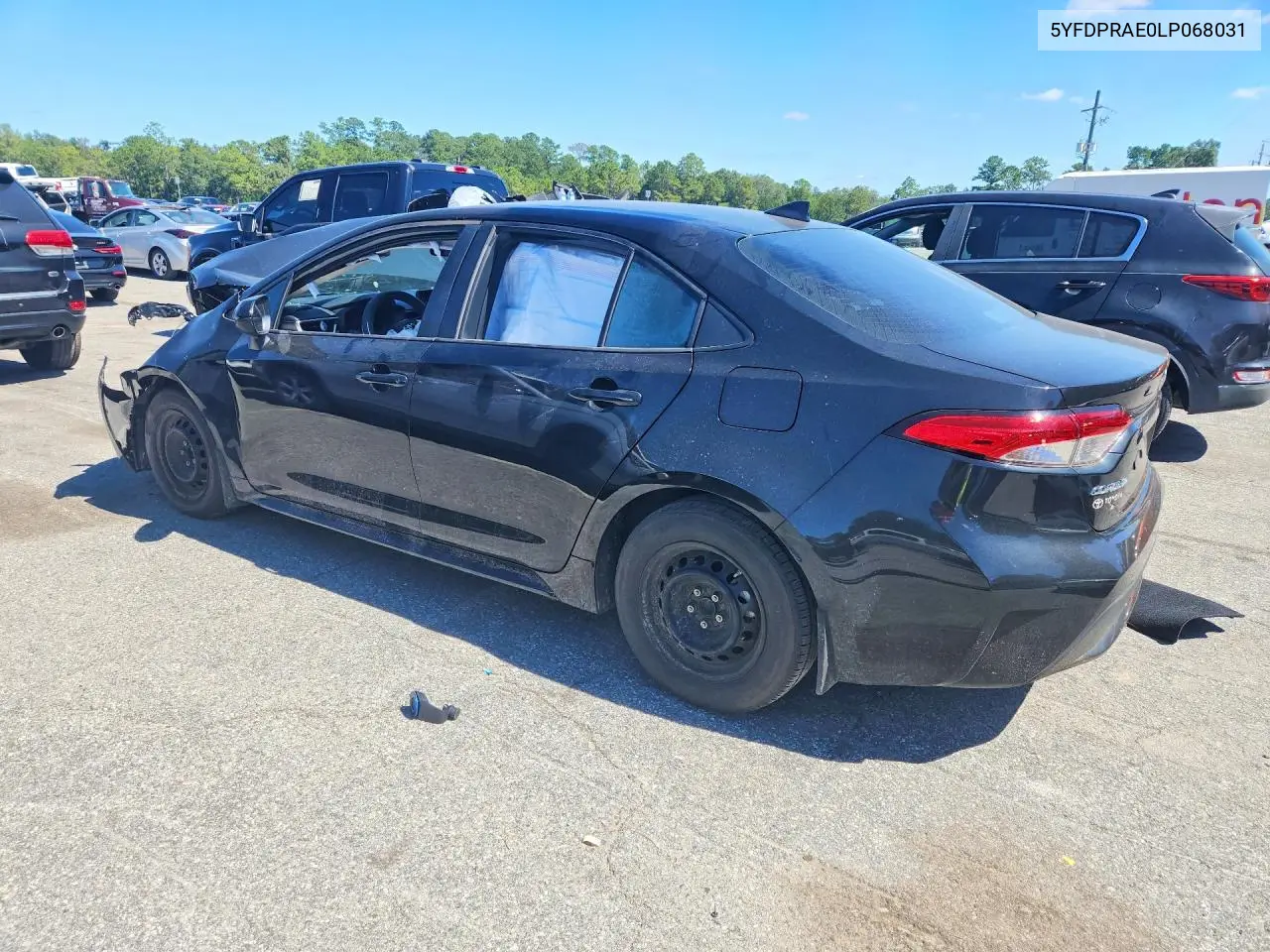 2020 TOYOTA COROLLA VIN 5YFDPRAE0LP068031 — фото 2