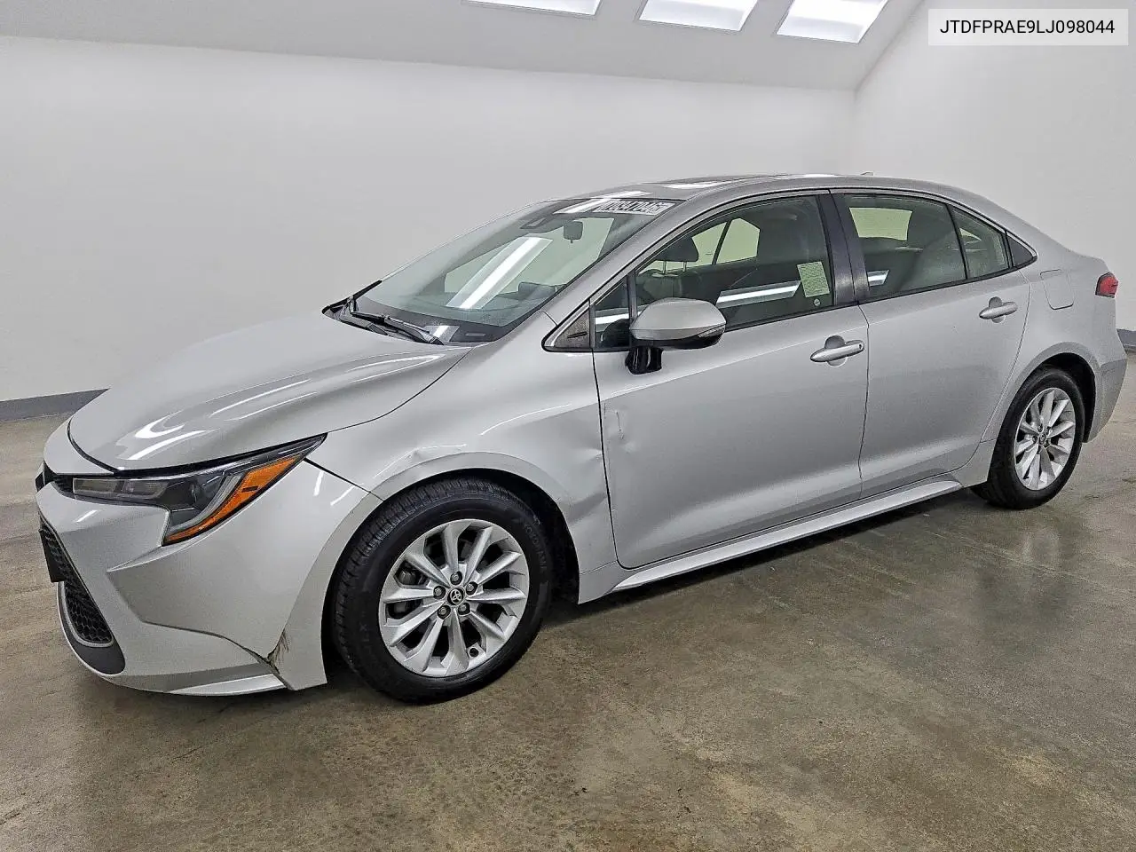 TOYOTA COROLLA 2020, VIN JTDFPRAE9LJ098044