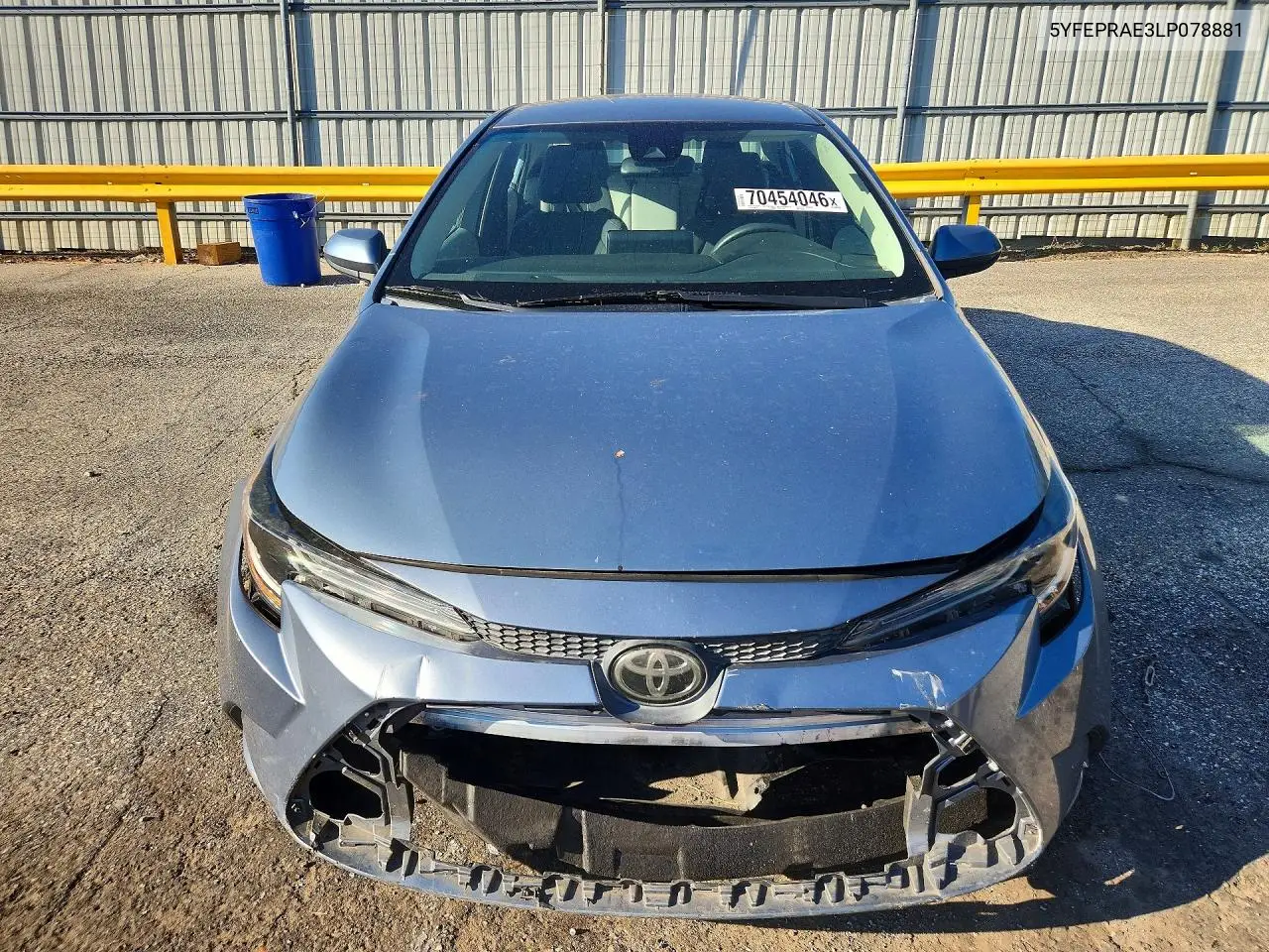 2020 TOYOTA COROLLA VIN 5YFEPRAE3LP078881 — фото 5