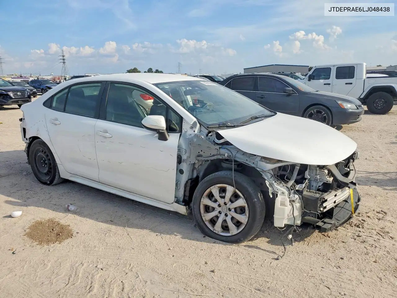2020 TOYOTA COROLLA VIN JTDEPRAE6LJ048438 — фото 4