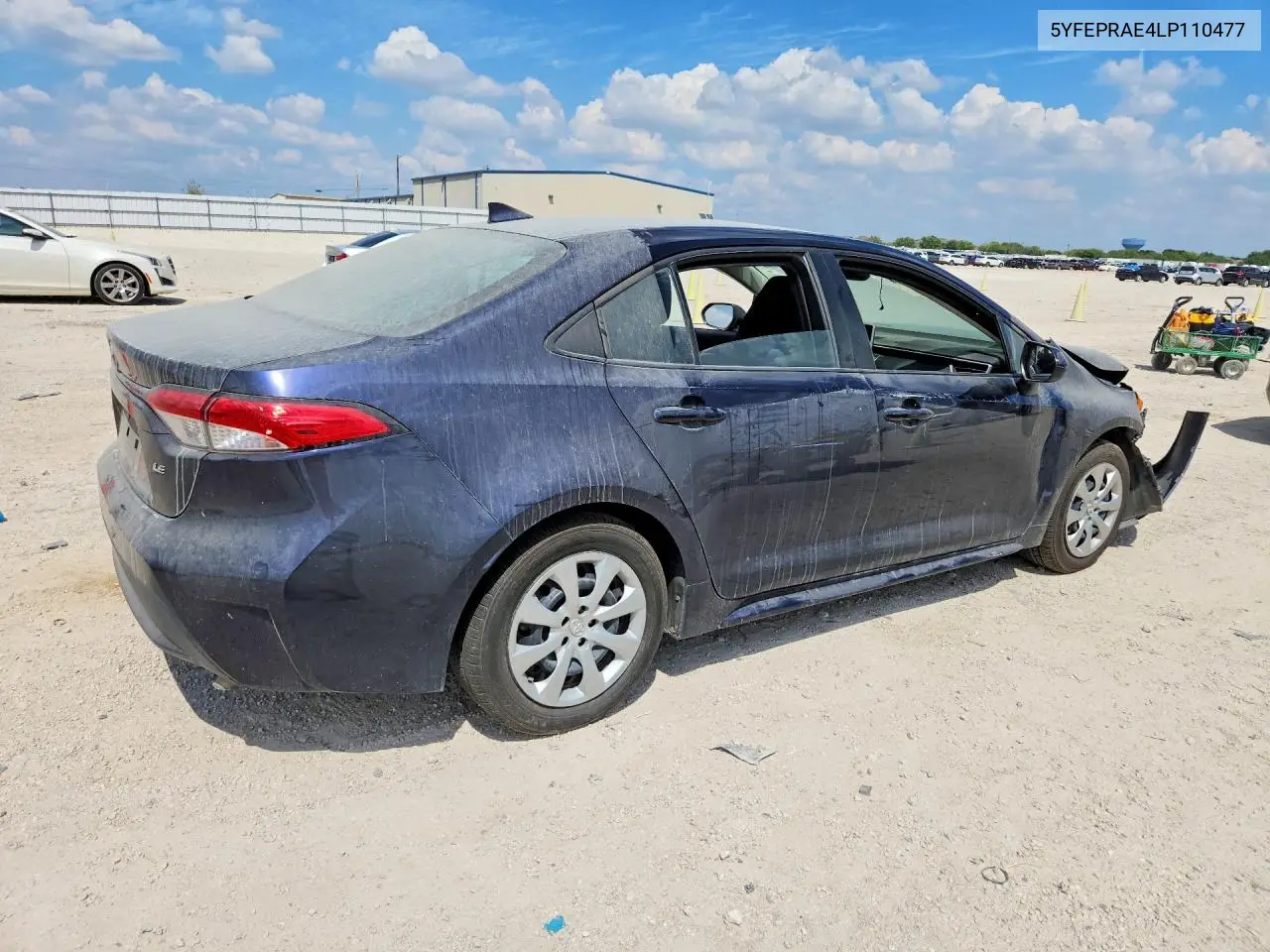 2020 TOYOTA COROLLA VIN 5YFEPRAE4LP110477 — фото 3
