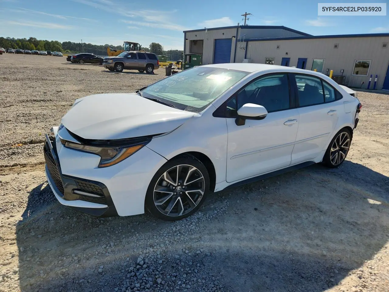 TOYOTA COROLLA 2020, VIN 5YFS4RCE2LP035920