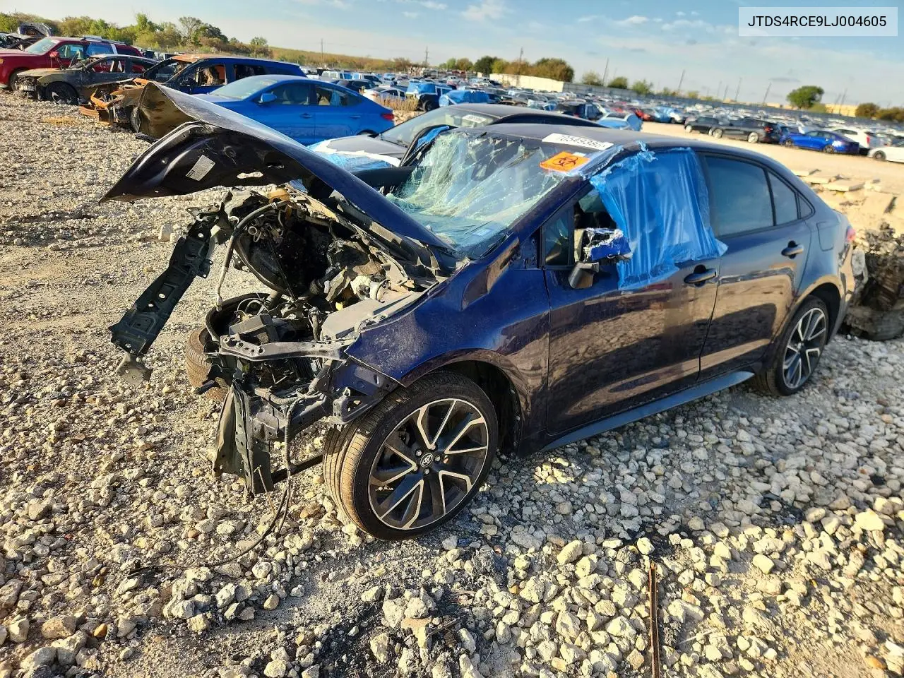 TOYOTA COROLLA 2020, VIN JTDS4RCE9LJ004605