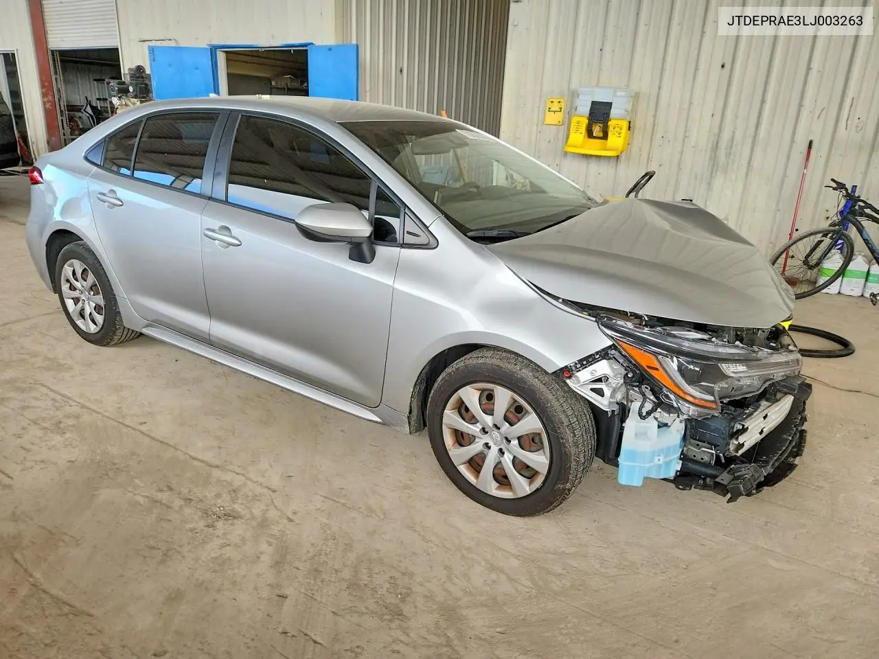 2020 TOYOTA COROLLA VIN JTDEPRAE3LJ003263 — фото 4