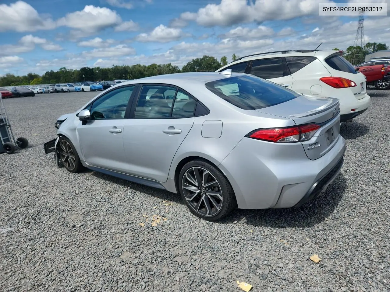 2020 TOYOTA COROLLA VIN 5YFS4RCE2LP053012 — фото 2