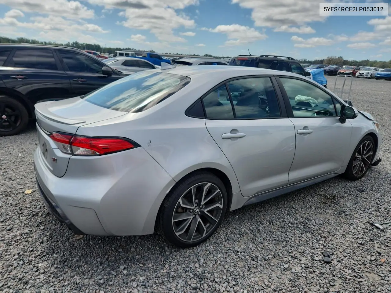 2020 TOYOTA COROLLA VIN 5YFS4RCE2LP053012 — фото 3