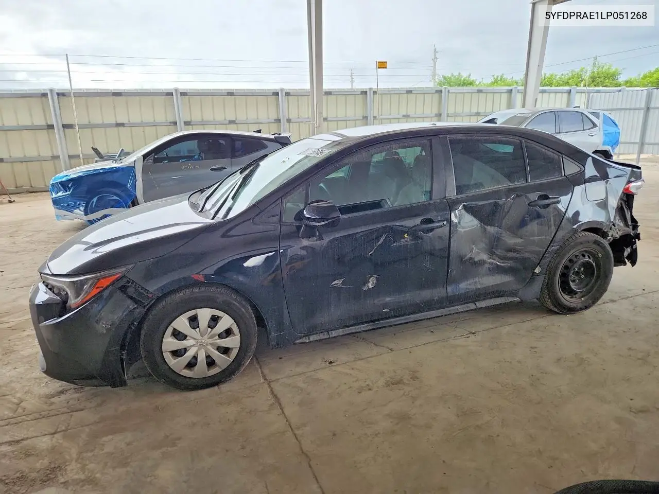 TOYOTA COROLLA 2020, VIN 5YFDPRAE1LP051268