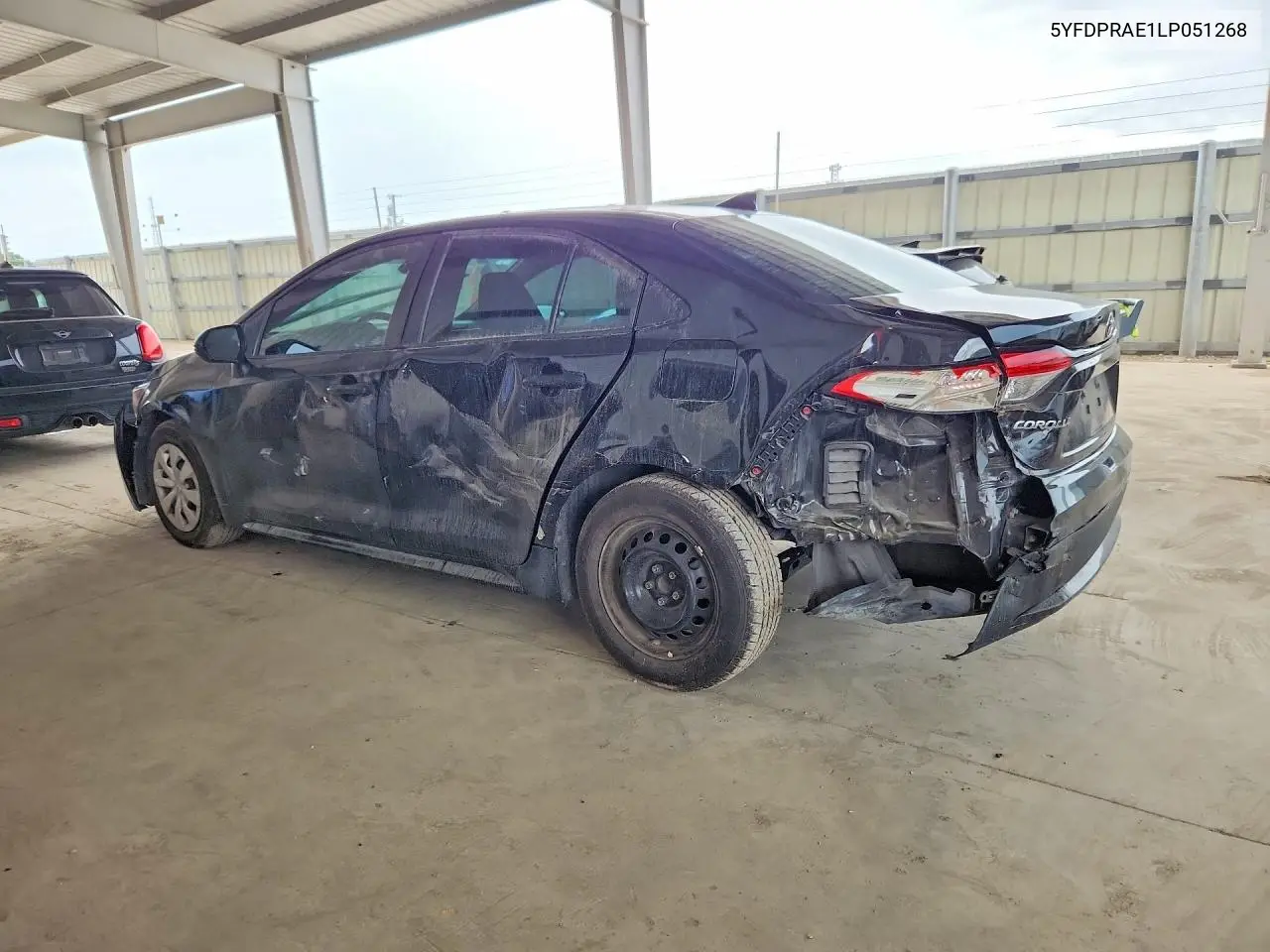 2020 TOYOTA COROLLA VIN 5YFDPRAE1LP051268 — фото 2