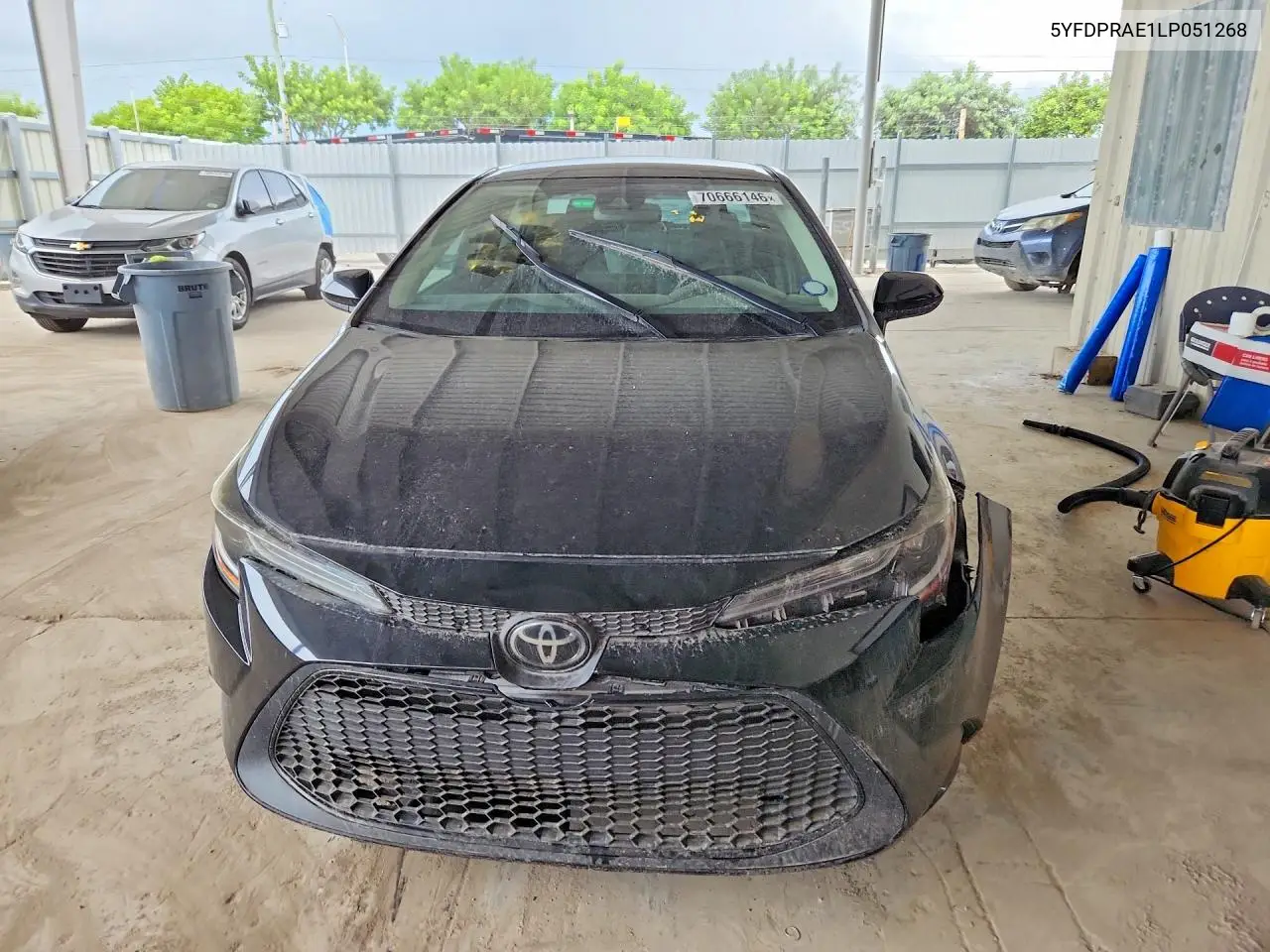 2020 TOYOTA COROLLA VIN 5YFDPRAE1LP051268 — фото 5