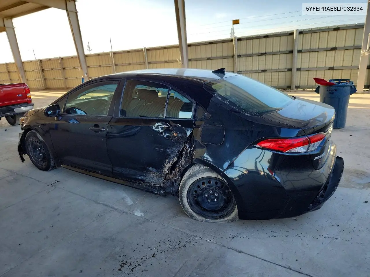 2020 TOYOTA COROLLA VIN 5YFEPRAE8LP032334 — фото 2