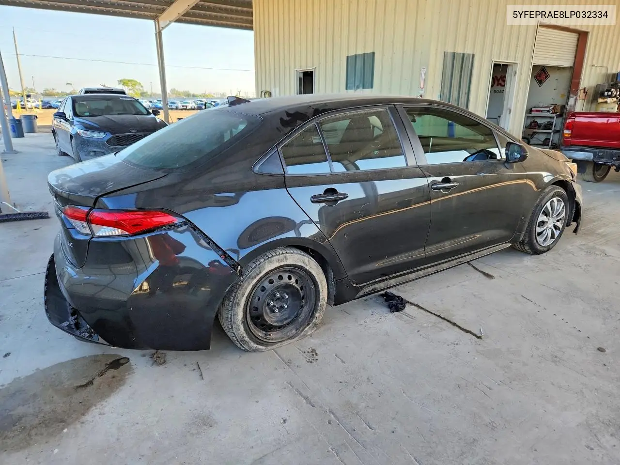 2020 TOYOTA COROLLA VIN 5YFEPRAE8LP032334 — фото 3