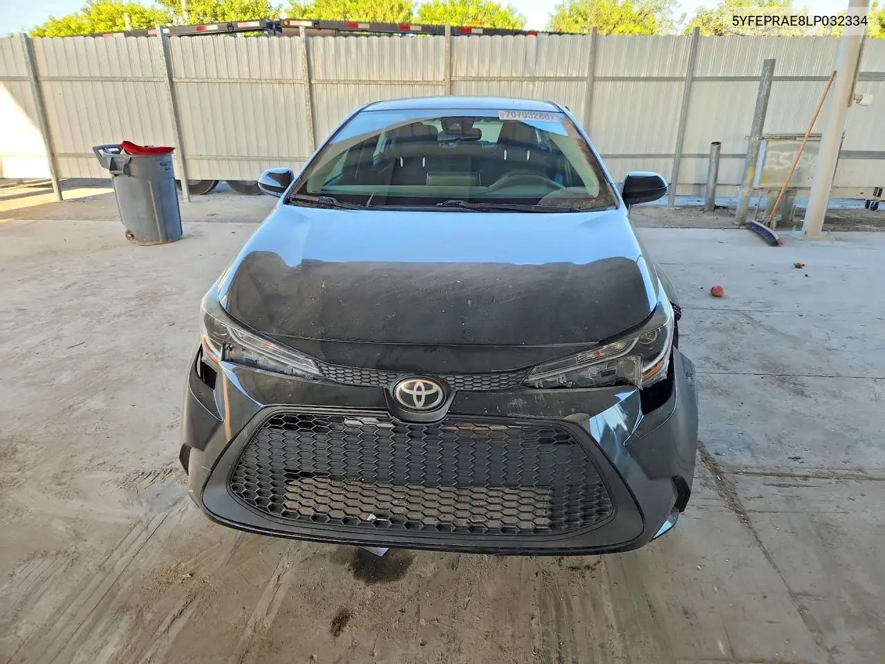 2020 TOYOTA COROLLA VIN 5YFEPRAE8LP032334 — фото 5