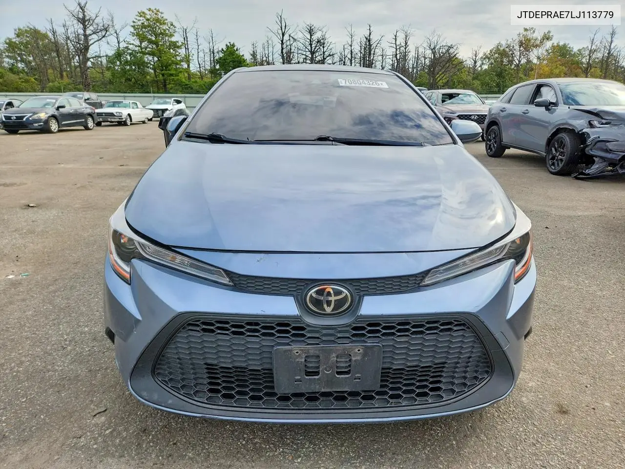 2020 TOYOTA COROLLA VIN JTDEPRAE7LJ113779 — фото 5