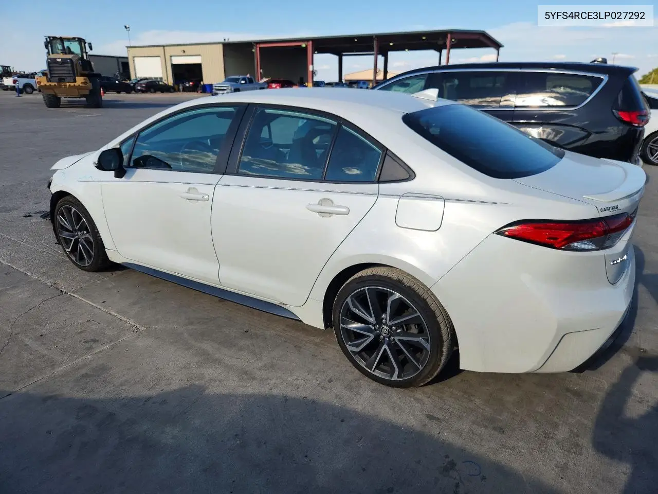 2020 TOYOTA COROLLA VIN 5YFS4RCE3LP027292 — фото 2