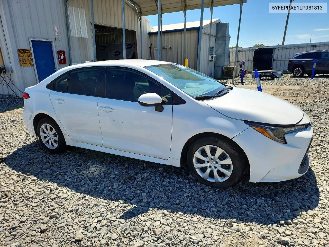 2020 TOYOTA COROLLA VIN 5YFEPRAE1LP081813 — фото 4