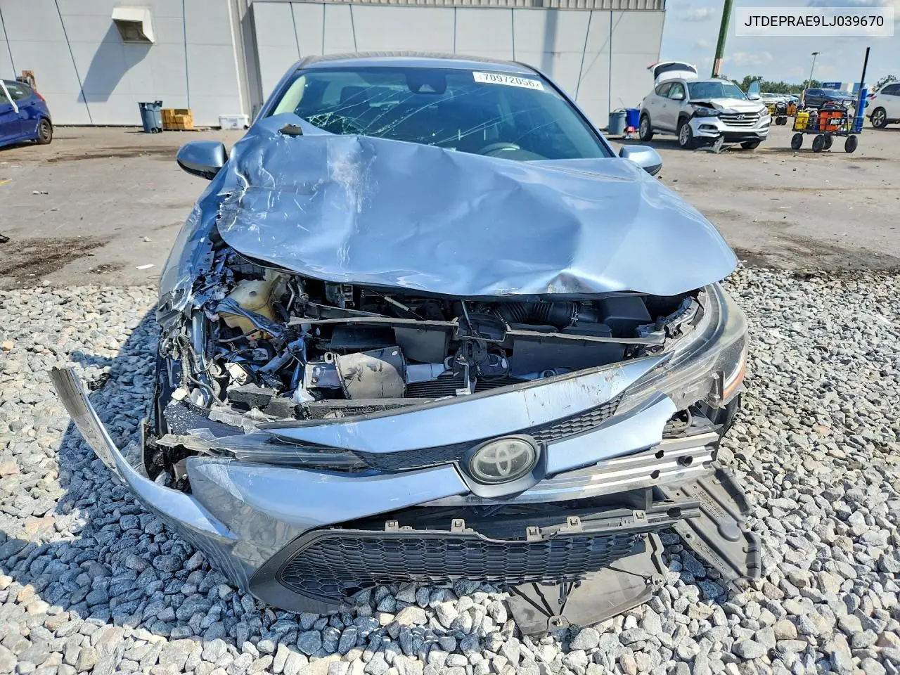 2020 TOYOTA COROLLA VIN JTDEPRAE9LJ039670 — фото 5