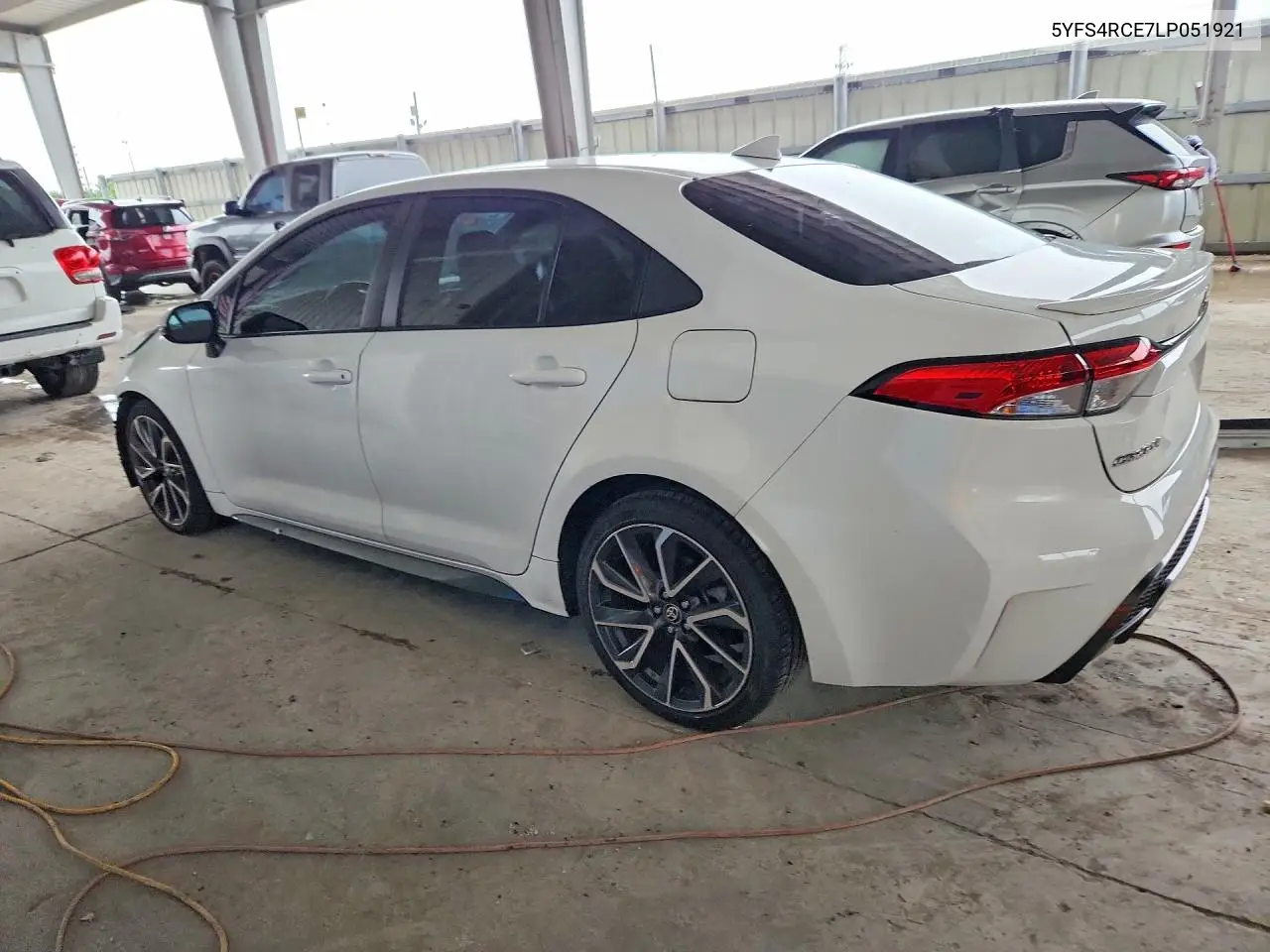 TOYOTA COROLLA 2020, VIN 5YFS4RCE7LP051921