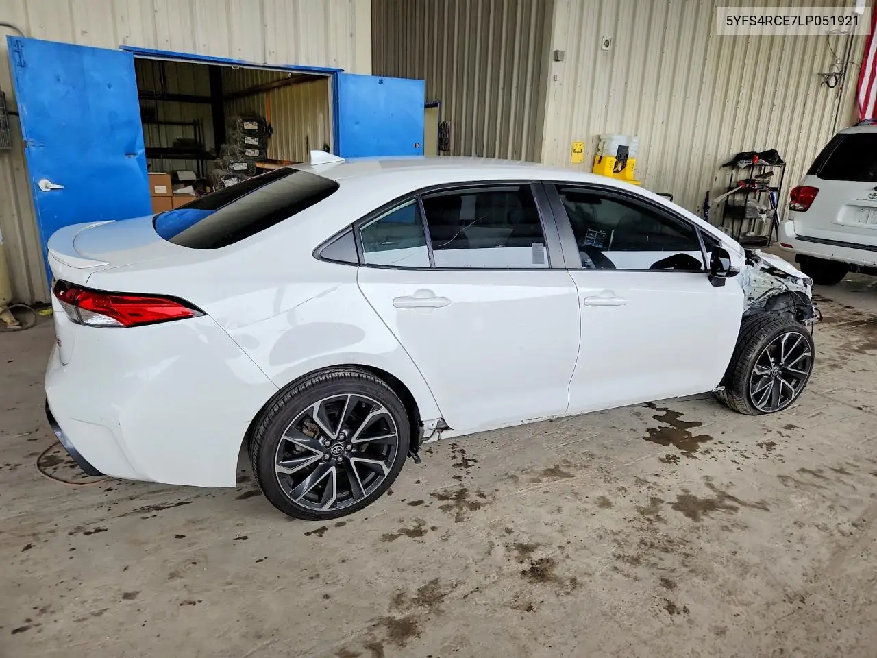 2020 TOYOTA COROLLA VIN 5YFS4RCE7LP051921 — фото 2