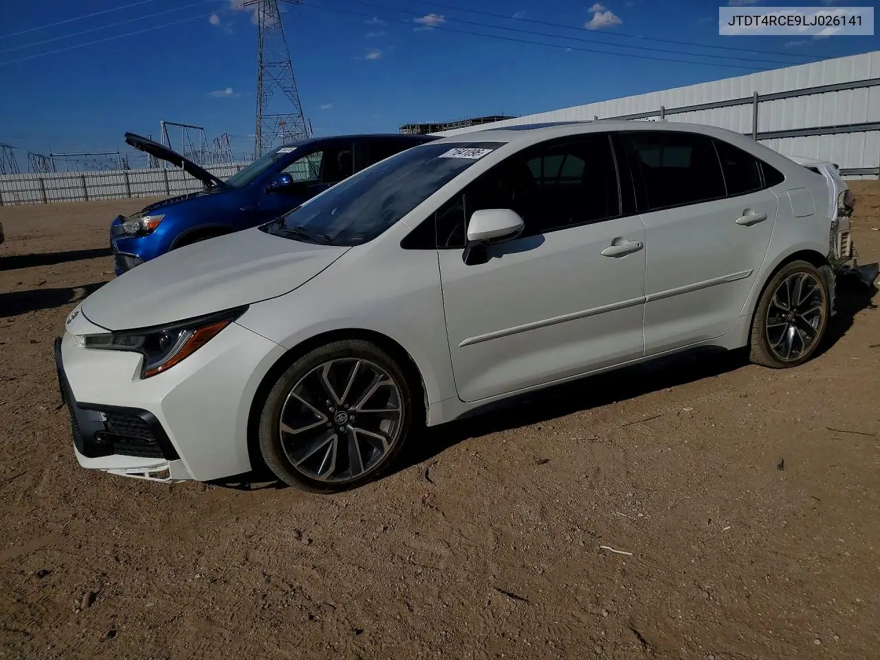 TOYOTA COROLLA 2020, VIN JTDT4RCE9LJ026141