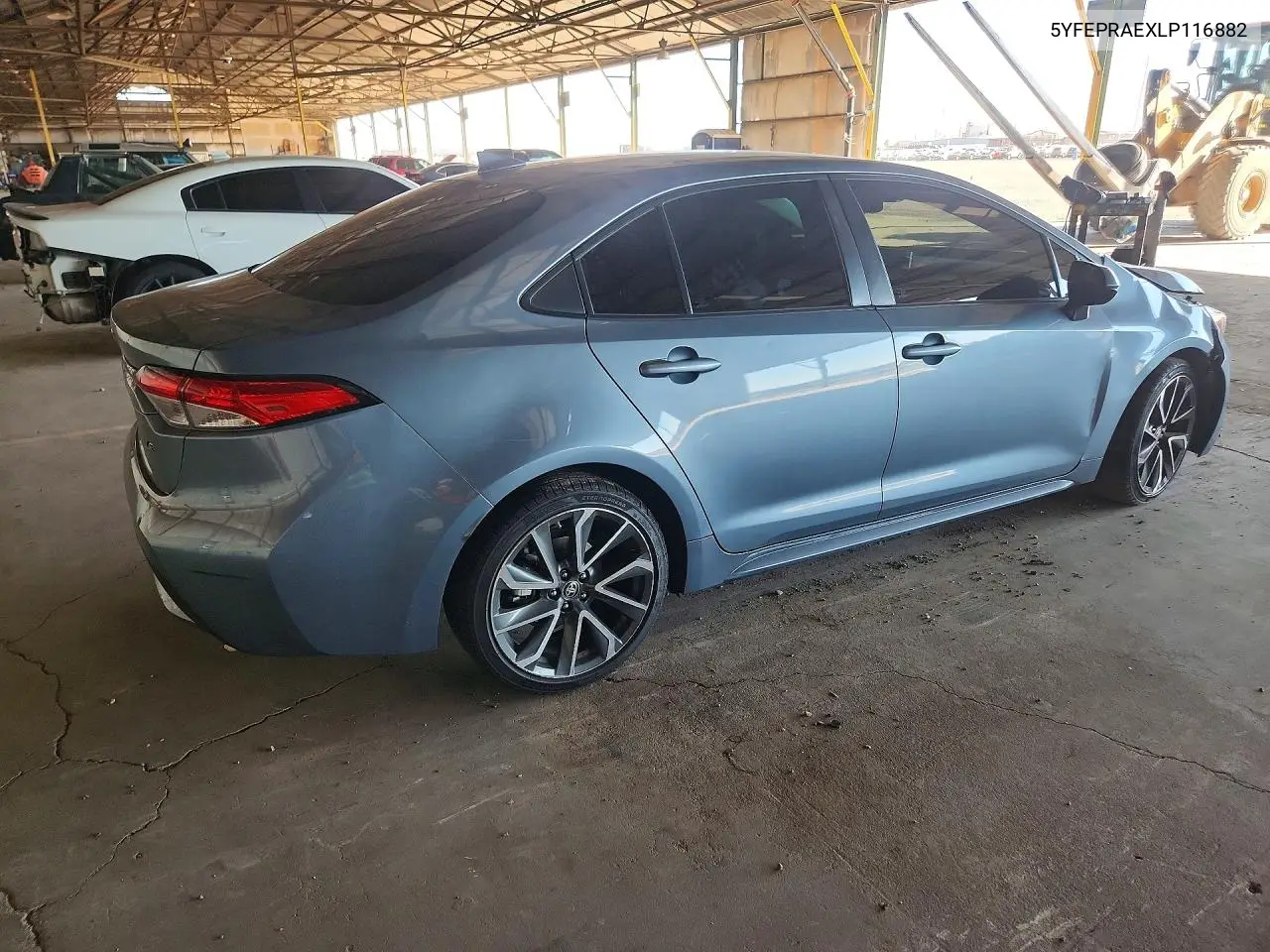 2020 TOYOTA COROLLA VIN 5YFEPRAEXLP116882 — фото 3