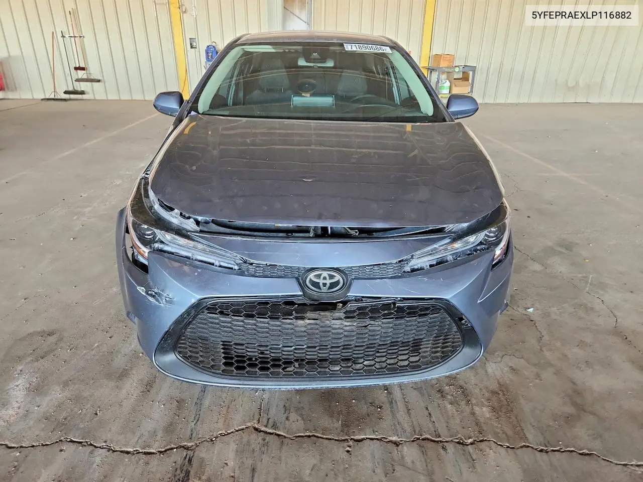 2020 TOYOTA COROLLA VIN 5YFEPRAEXLP116882 — фото 5