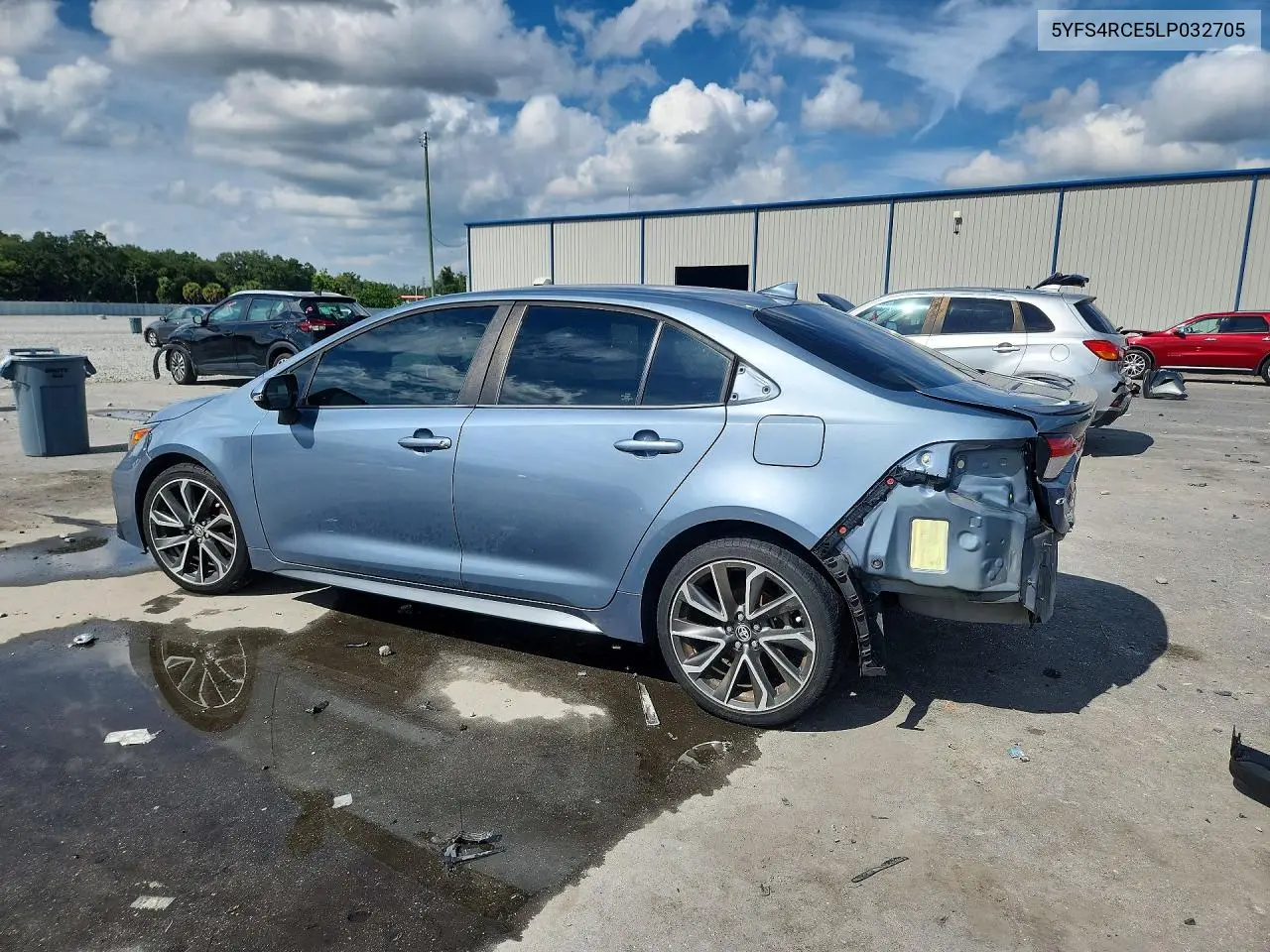 2020 TOYOTA COROLLA VIN 5YFS4RCE5LP032705 — фото 2
