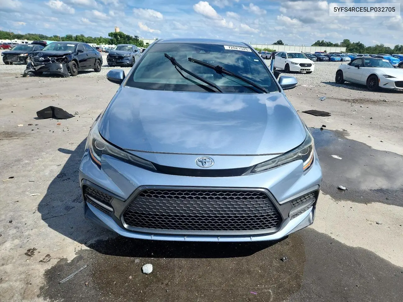 2020 TOYOTA COROLLA VIN 5YFS4RCE5LP032705 — фото 5