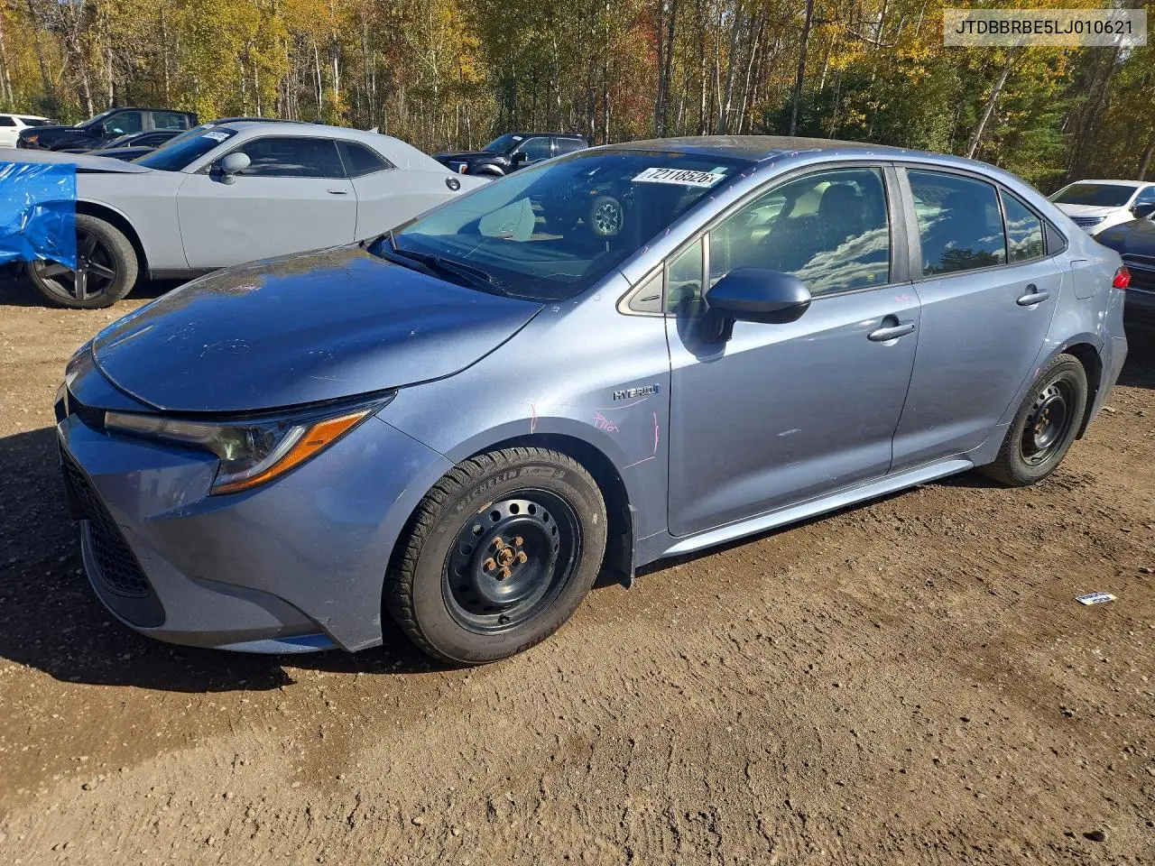 TOYOTA COROLLA 2020, VIN JTDBBRBE5LJ010621