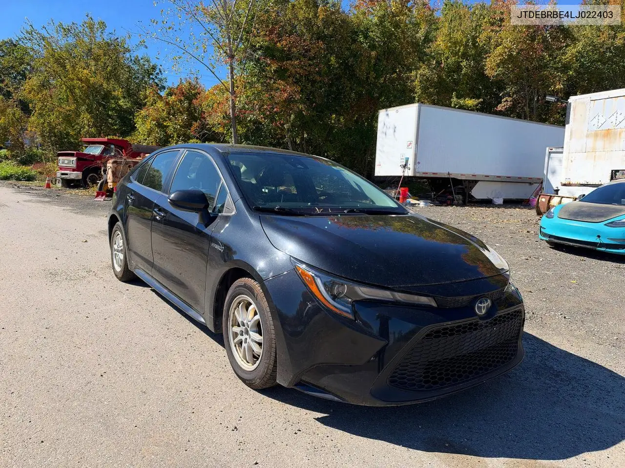 TOYOTA COROLLA 2020, VIN JTDEBRBE4LJ022403