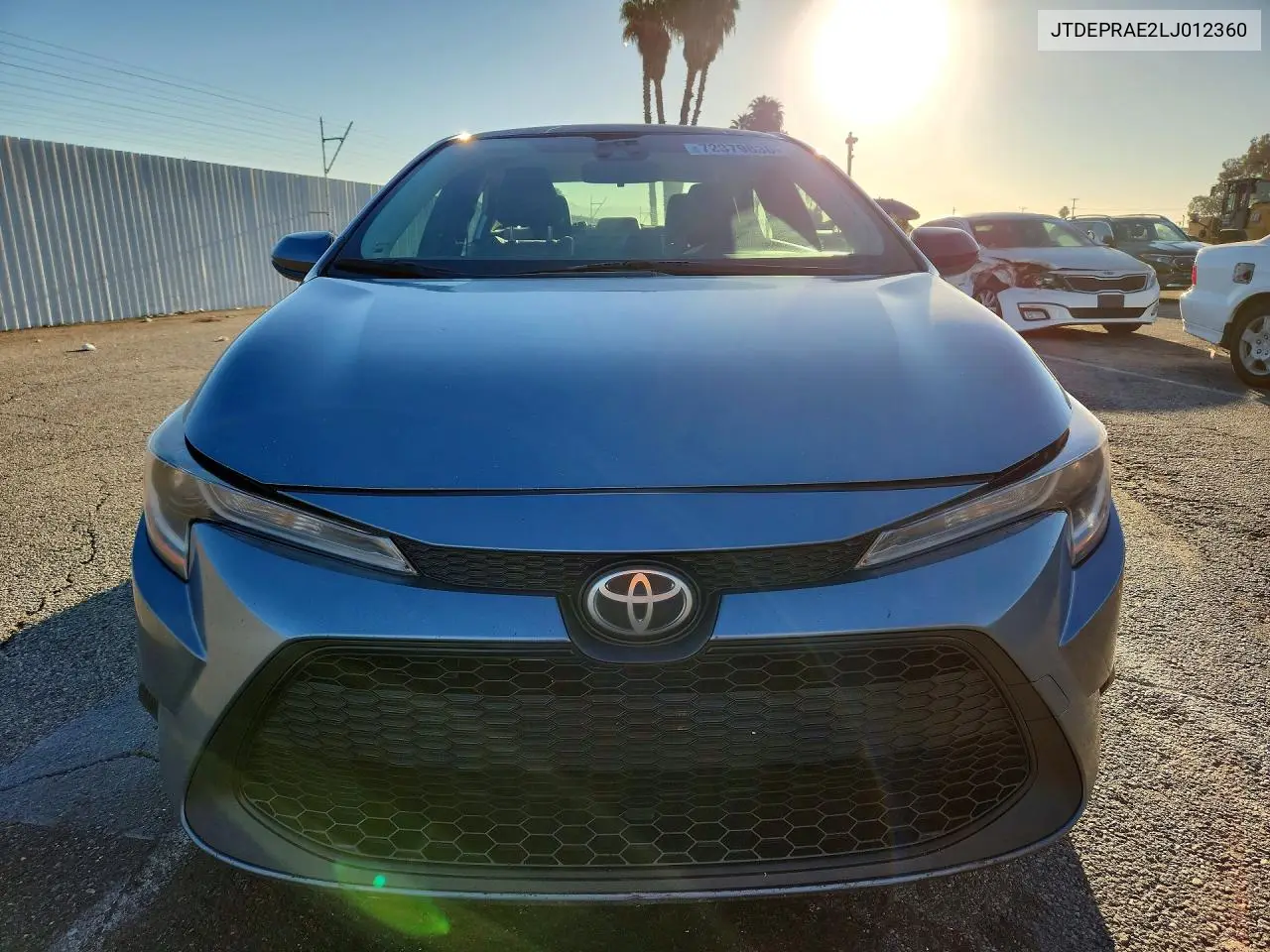 2020 TOYOTA COROLLA VIN JTDEPRAE2LJ012360 — фото 5