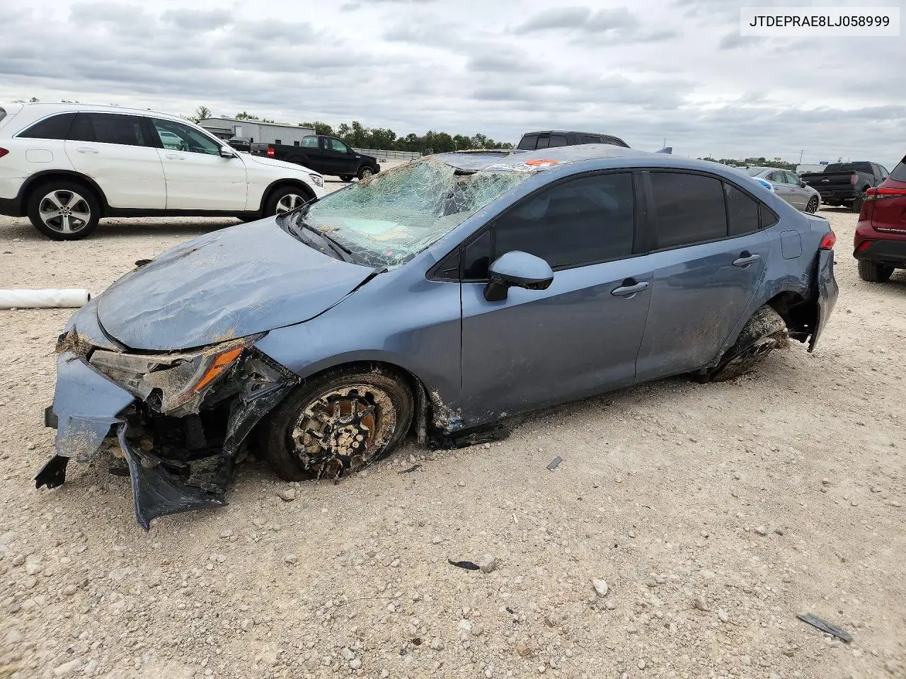TOYOTA COROLLA 2020, VIN JTDEPRAE8LJ058999