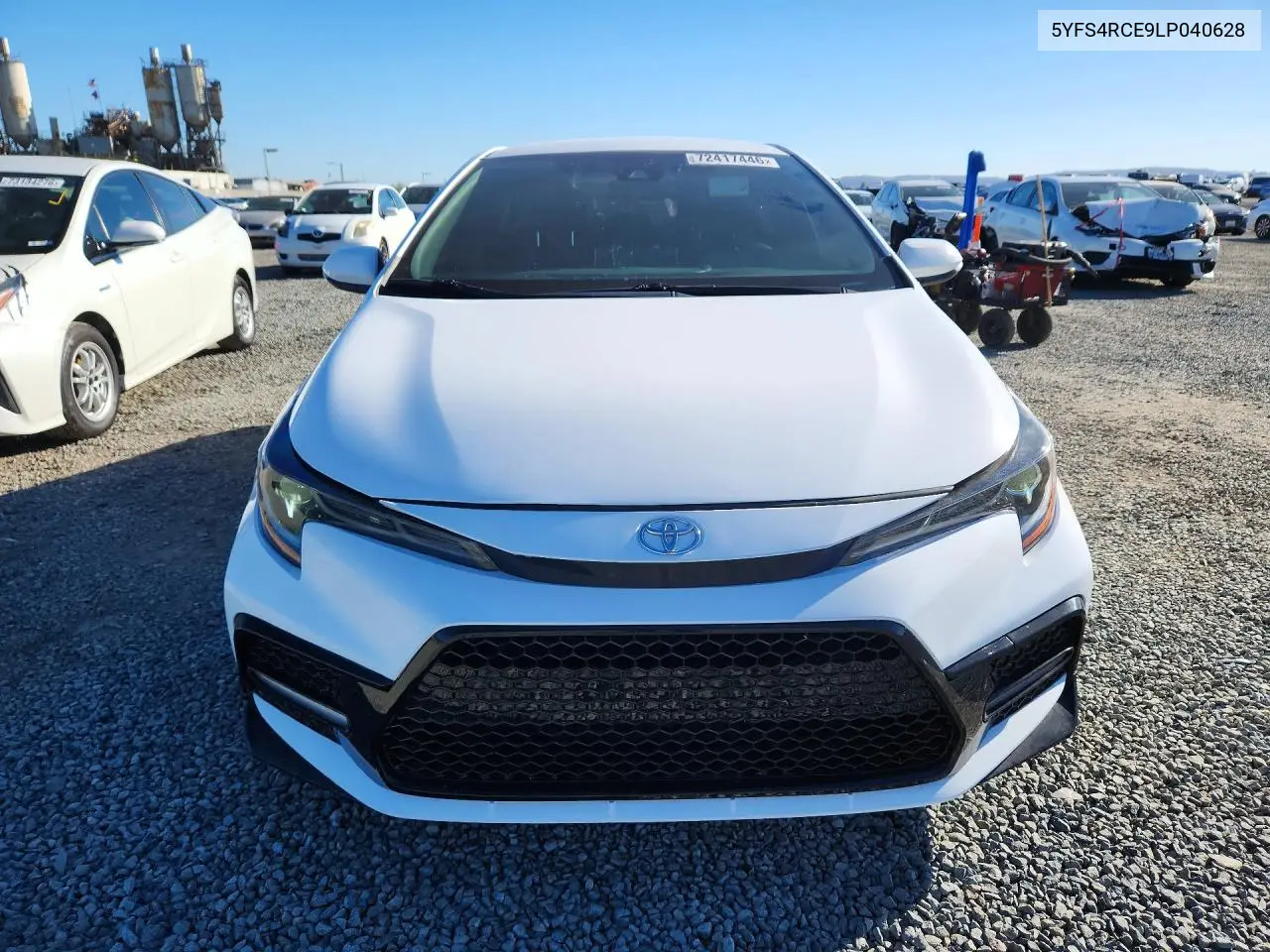 2020 TOYOTA COROLLA VIN 5YFS4RCE9LP040628 — фото 5