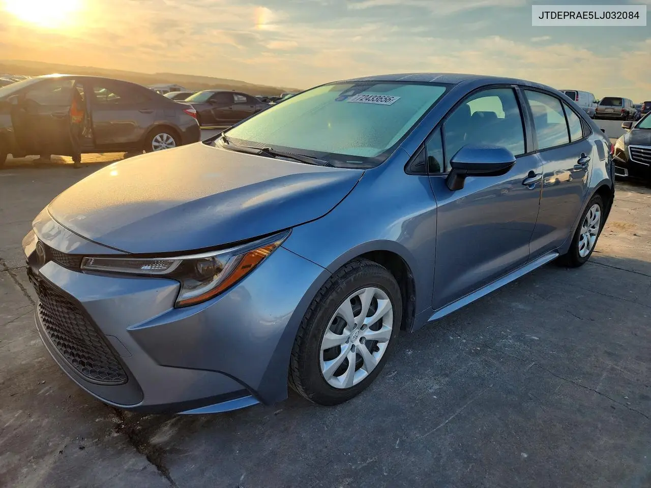 TOYOTA COROLLA 2020, VIN JTDEPRAE5LJ032084