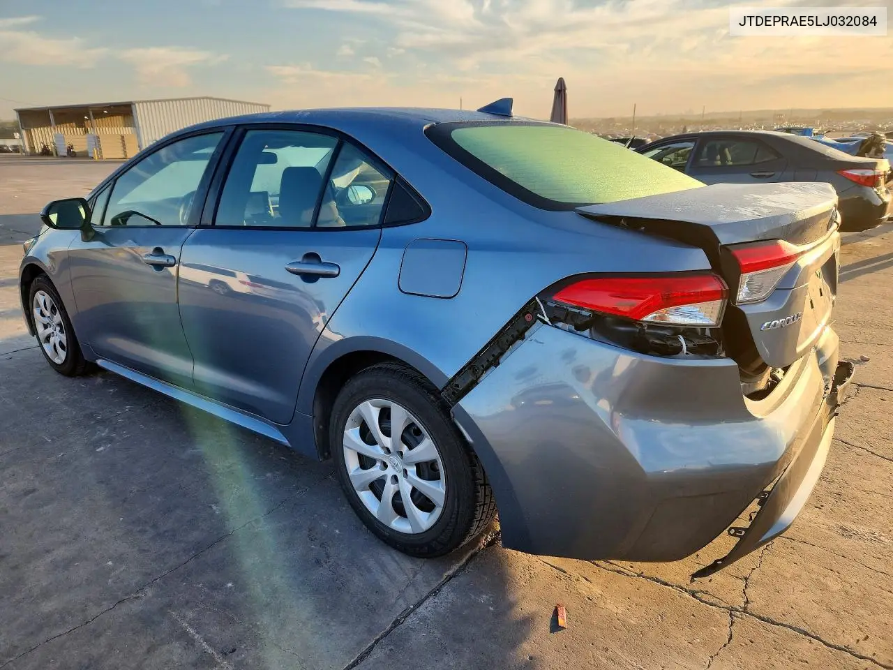 2020 TOYOTA COROLLA VIN JTDEPRAE5LJ032084 — фото 2
