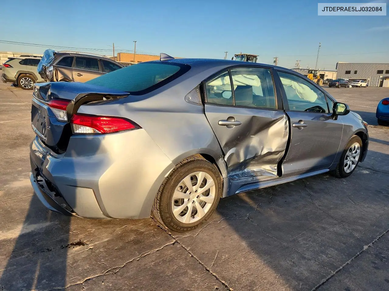 2020 TOYOTA COROLLA VIN JTDEPRAE5LJ032084 — фото 3