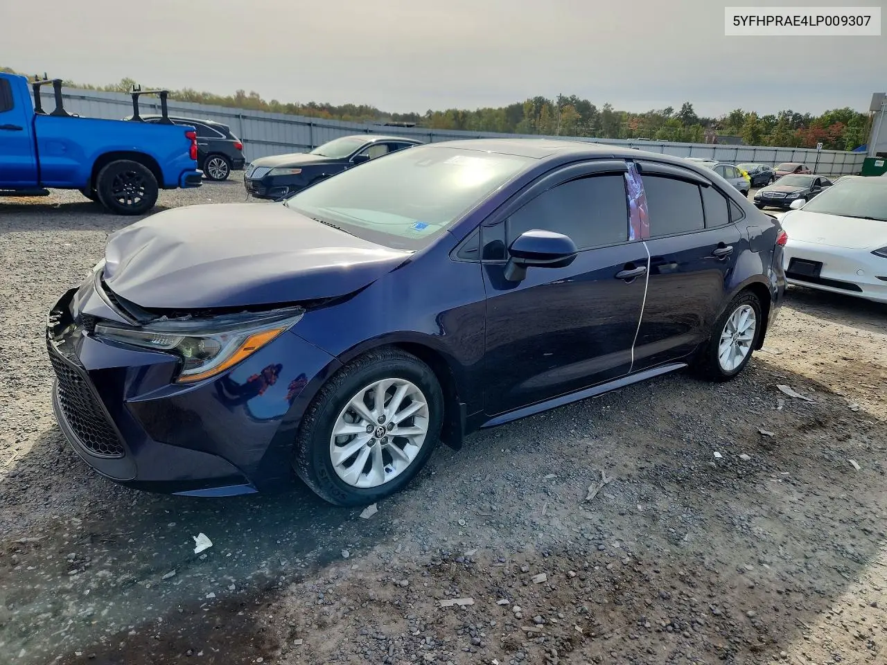 TOYOTA COROLLA 2020, VIN 5YFHPRAE4LP009307