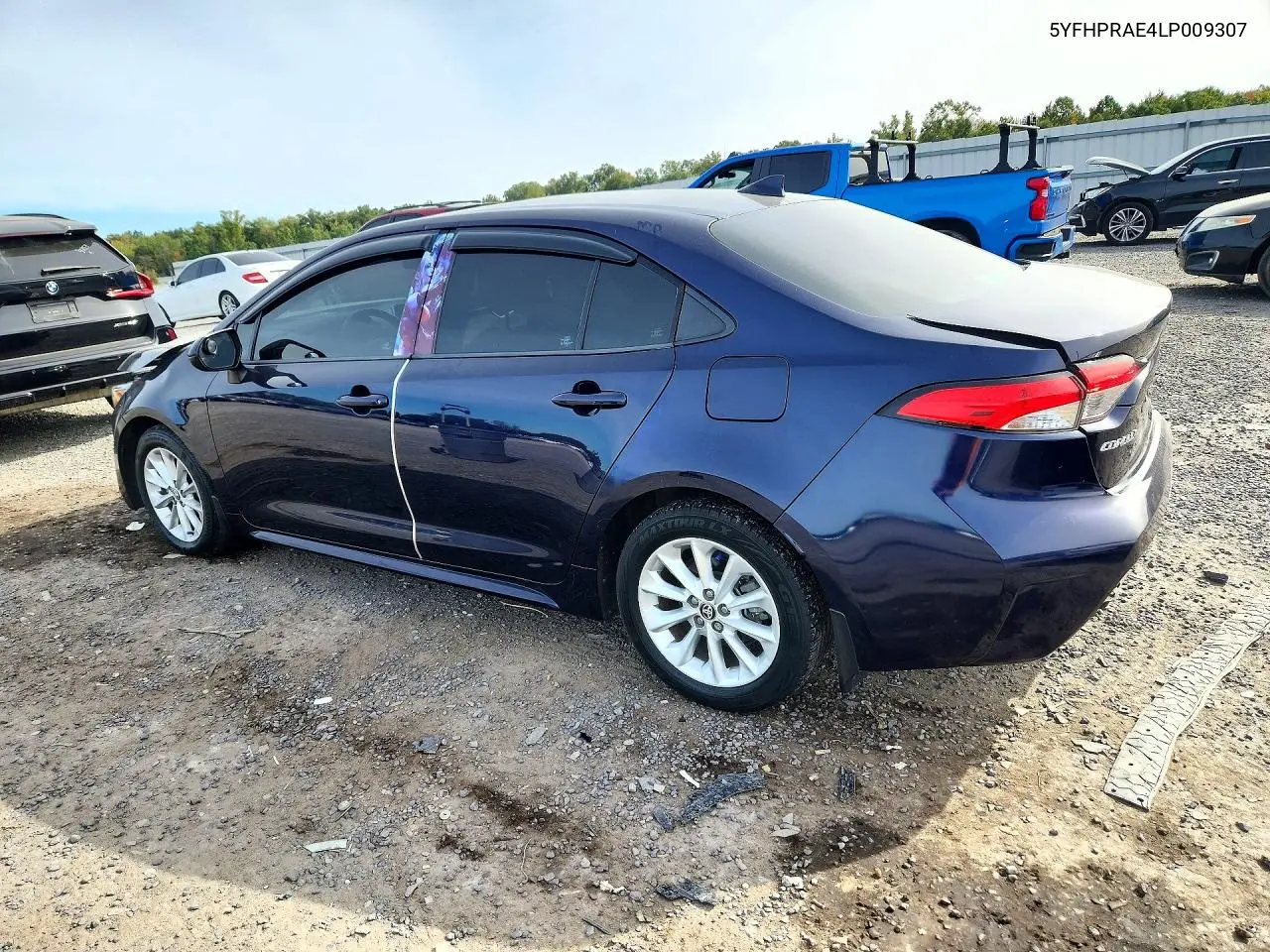 2020 TOYOTA COROLLA VIN 5YFHPRAE4LP009307 — фото 2