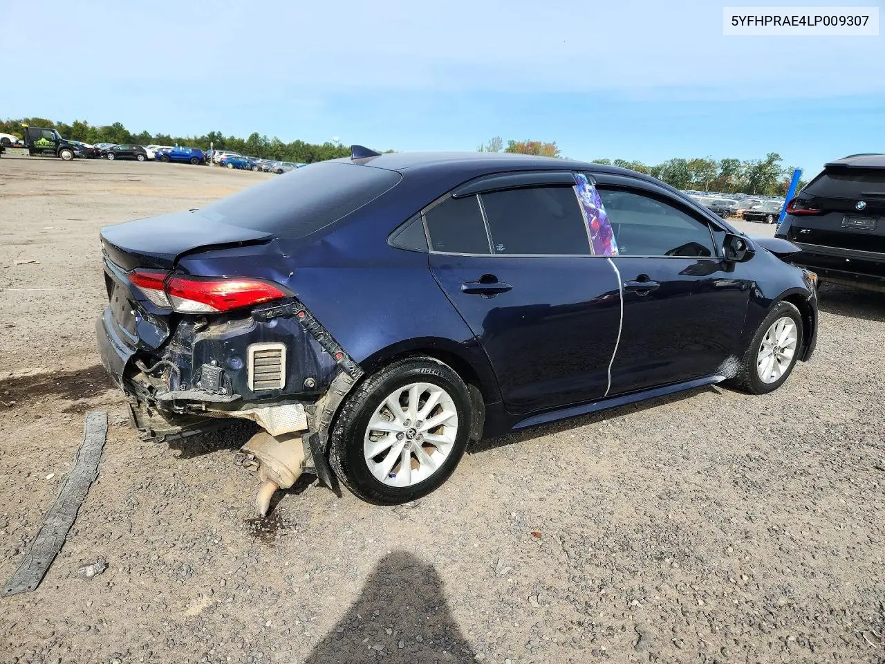 2020 TOYOTA COROLLA VIN 5YFHPRAE4LP009307 — фото 3