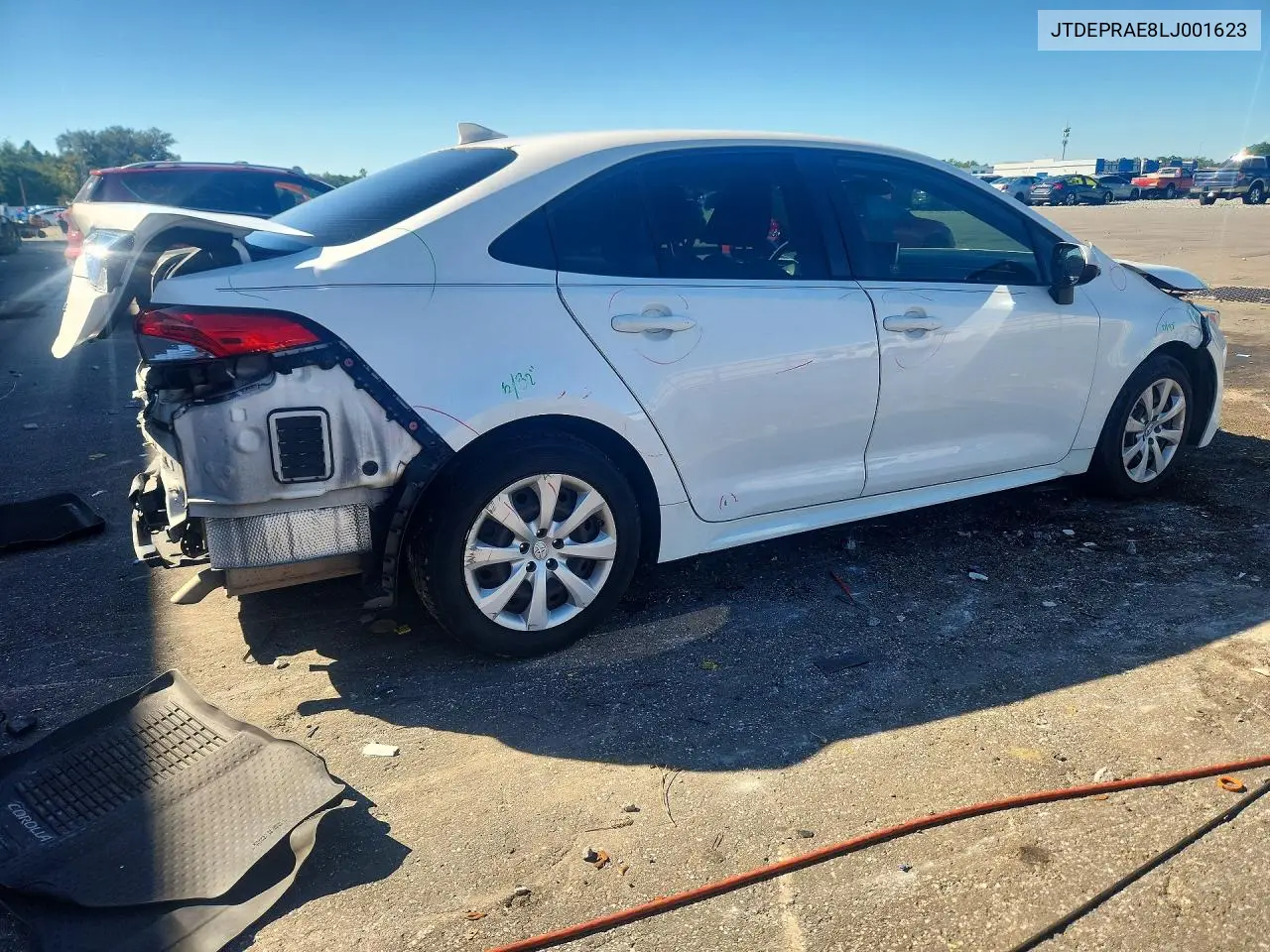 2020 TOYOTA COROLLA VIN JTDEPRAE8LJ001623 — фото 3