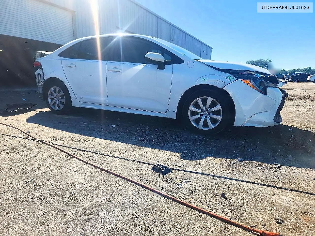2020 TOYOTA COROLLA VIN JTDEPRAE8LJ001623 — фото 4