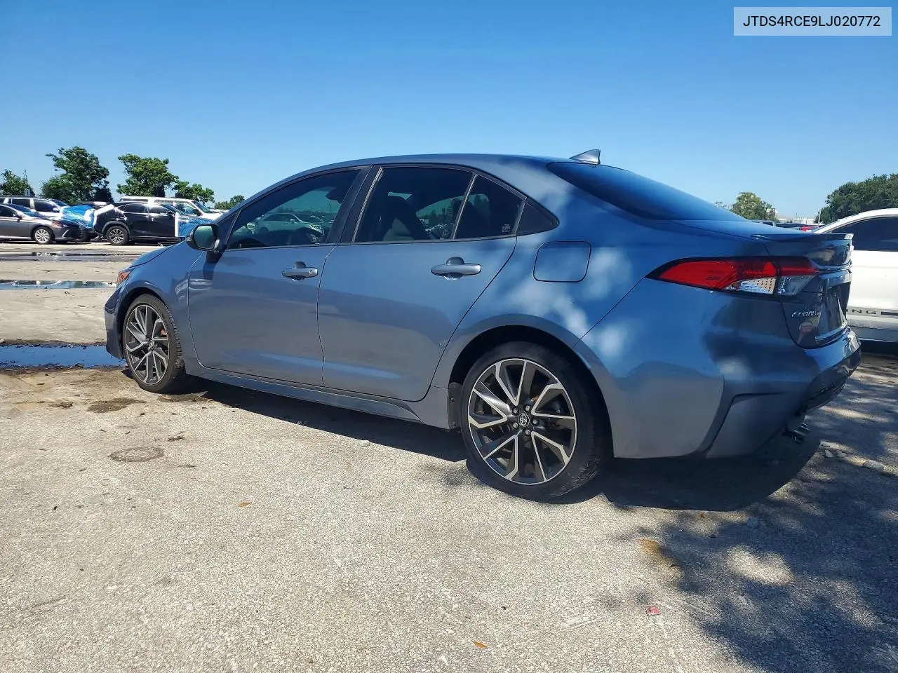 2020 TOYOTA COROLLA VIN JTDS4RCE9LJ020772 — фото 2