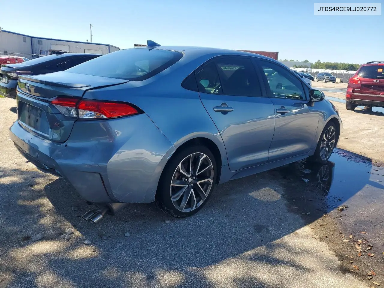 2020 TOYOTA COROLLA VIN JTDS4RCE9LJ020772 — фото 3