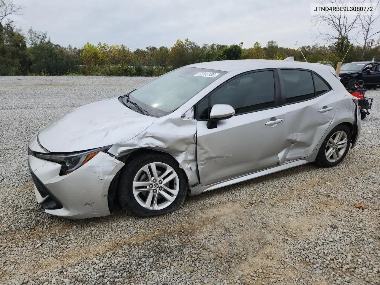 TOYOTA COROLLA 2020, VIN JTND4RBE9L3080772