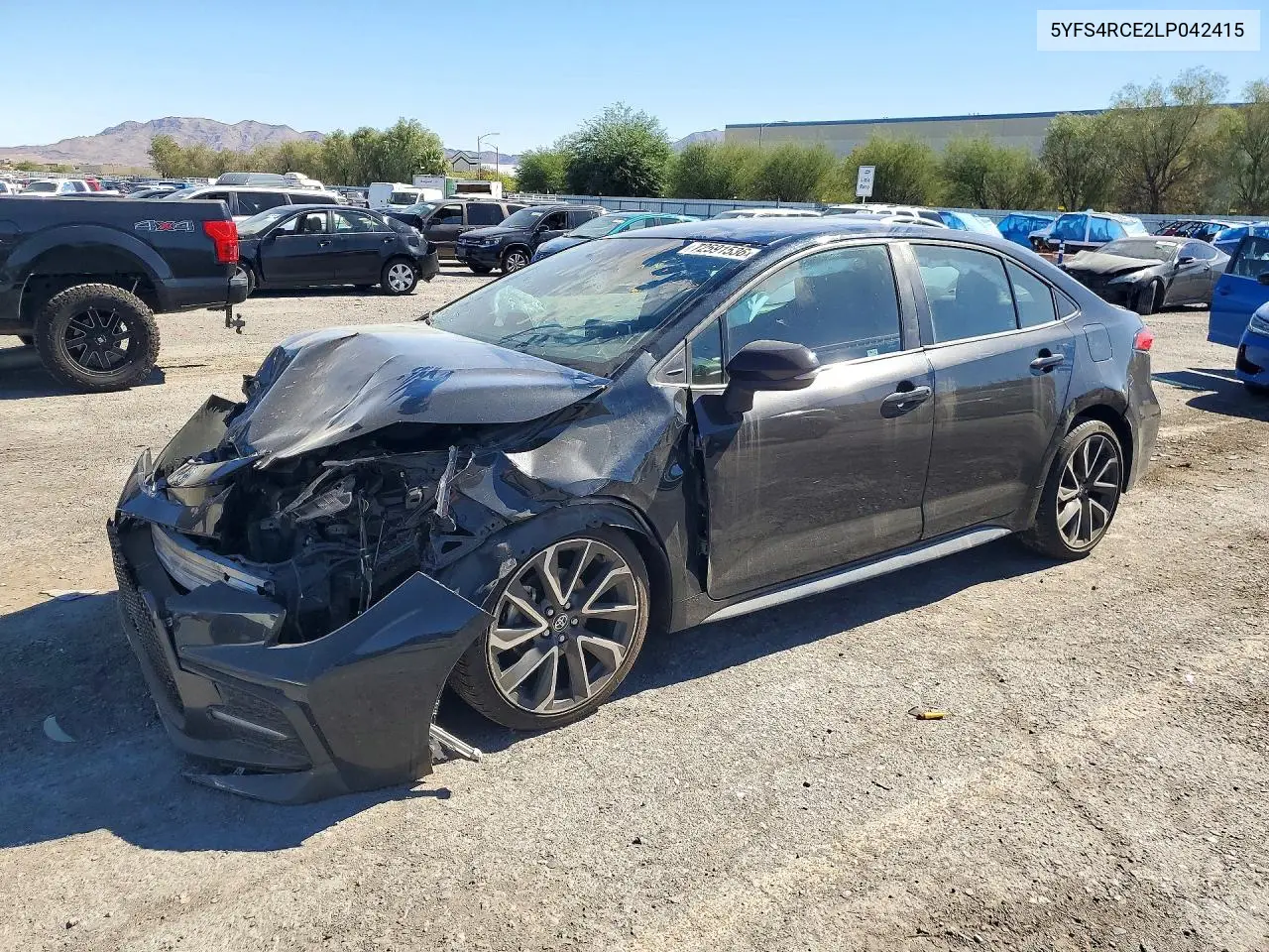 TOYOTA COROLLA 2020, VIN 5YFS4RCE2LP042415