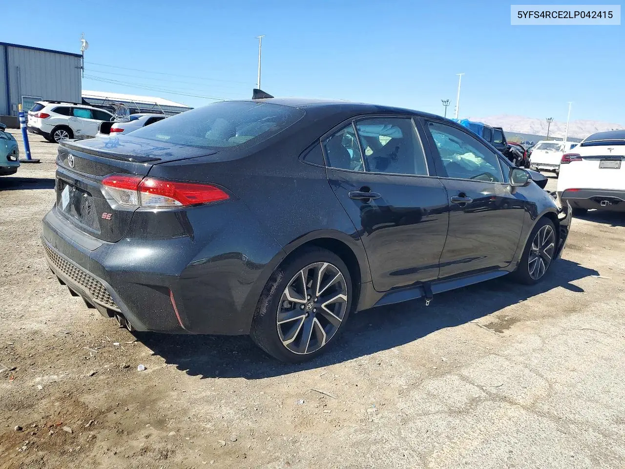 2020 TOYOTA COROLLA VIN 5YFS4RCE2LP042415 — фото 3