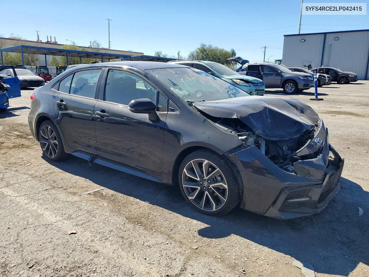 2020 TOYOTA COROLLA VIN 5YFS4RCE2LP042415 — фото 4