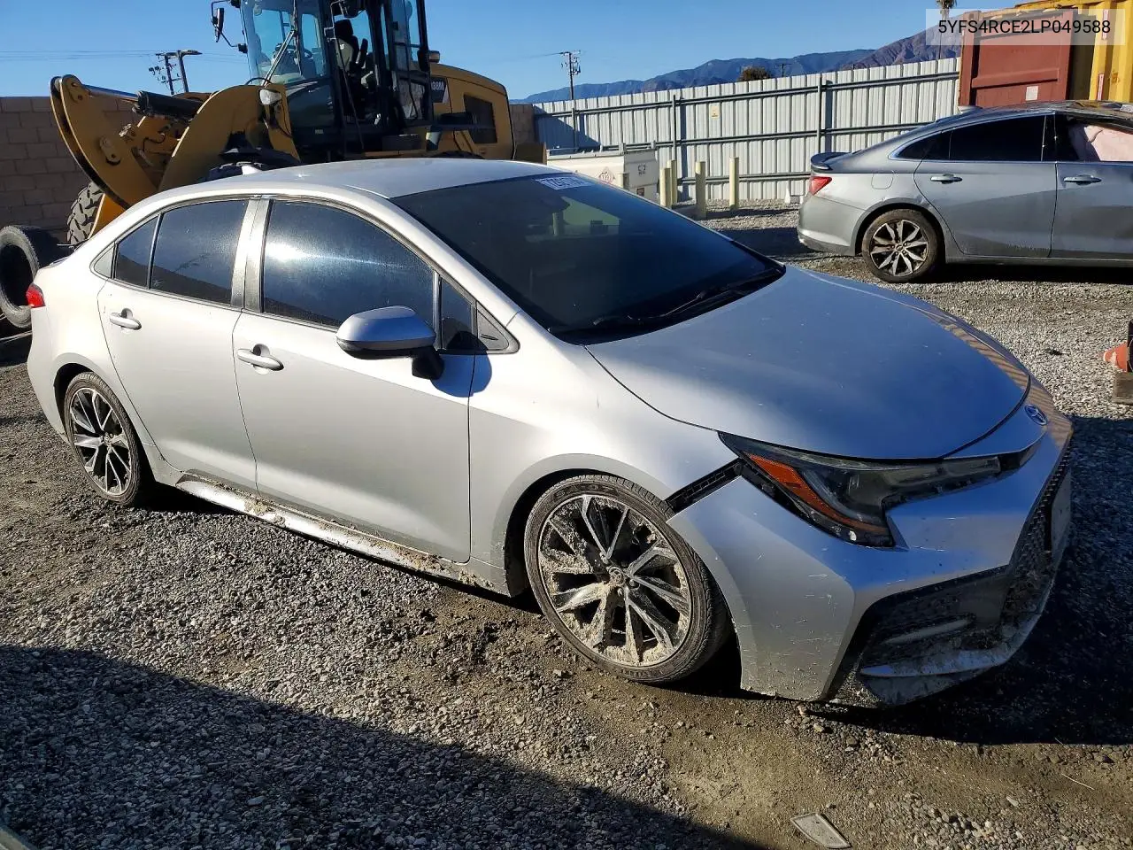 2020 TOYOTA COROLLA VIN 5YFS4RCE2LP049588 — фото 4