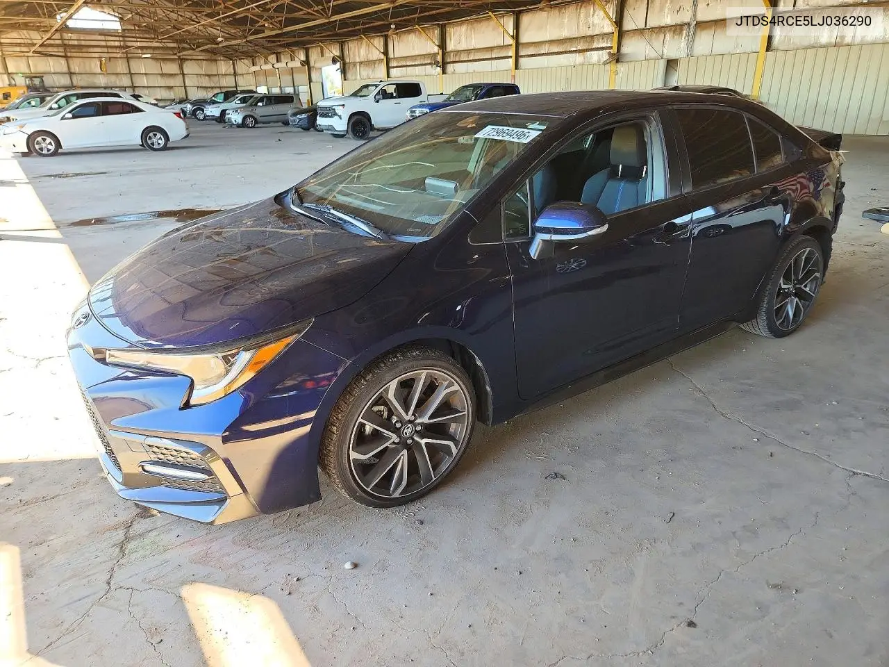 TOYOTA COROLLA 2020, VIN JTDS4RCE5LJ036290