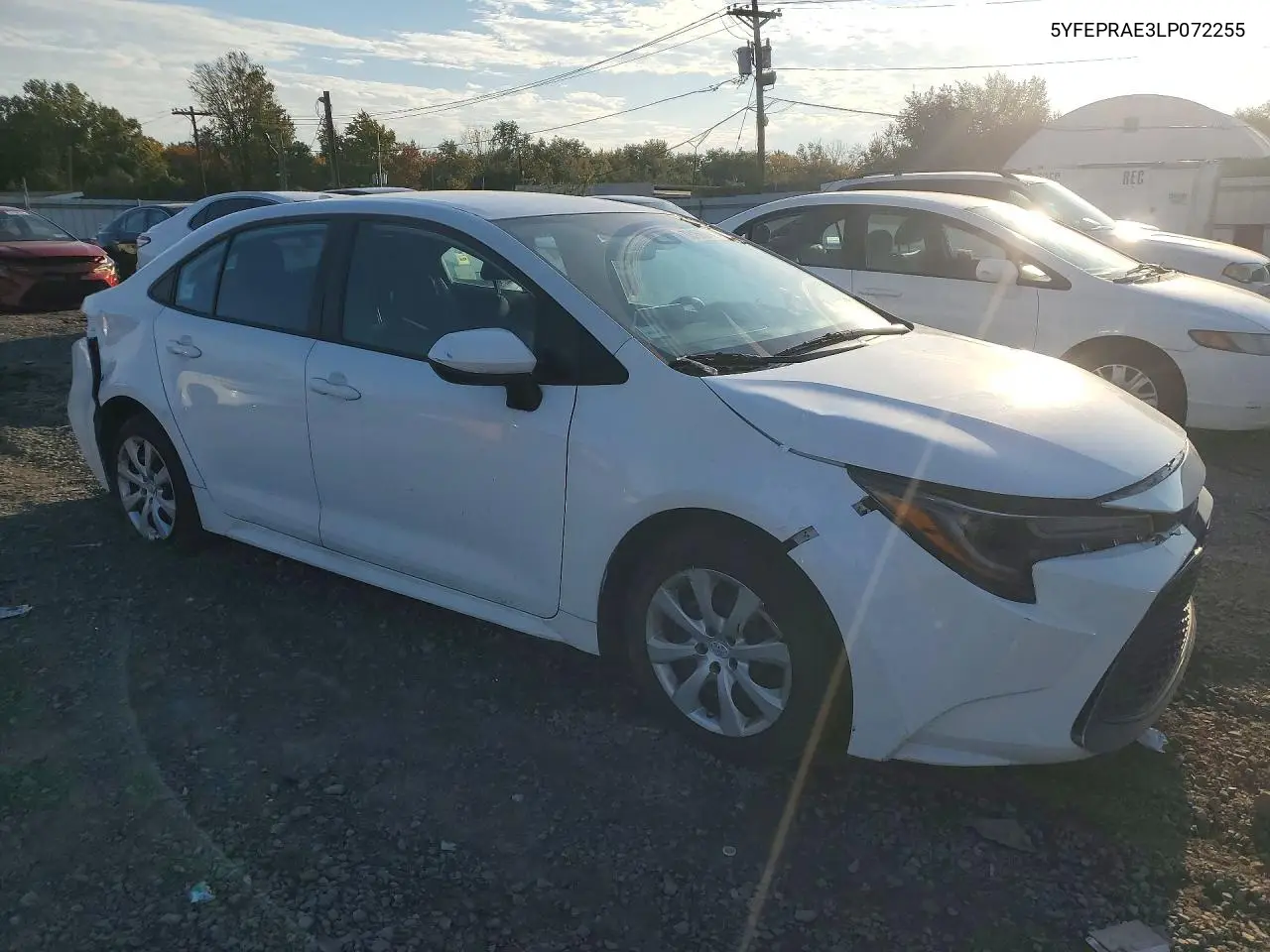 2020 TOYOTA COROLLA VIN 5YFEPRAE3LP072255 — фото 4