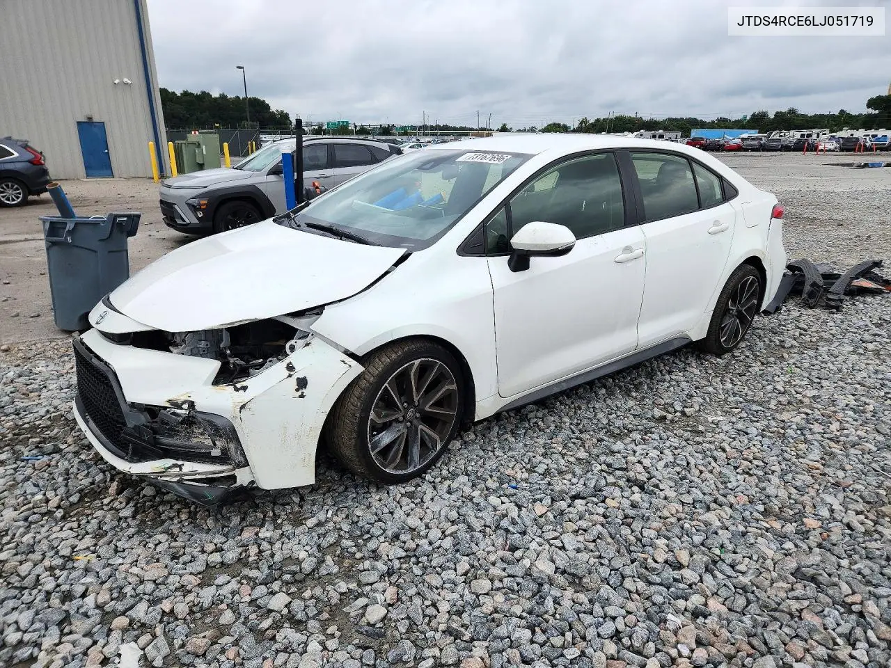 TOYOTA COROLLA 2020, VIN JTDS4RCE6LJ051719